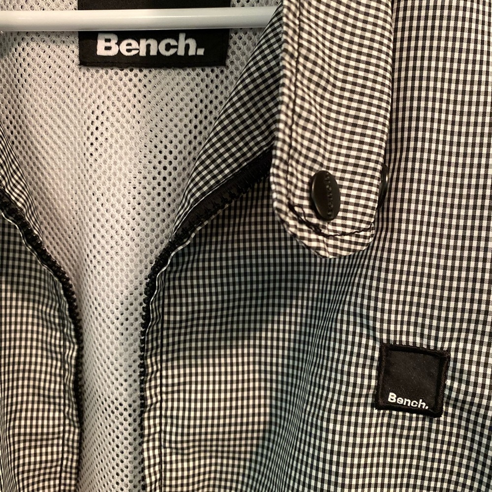 Bench, Lrg windbreaker, black & white check